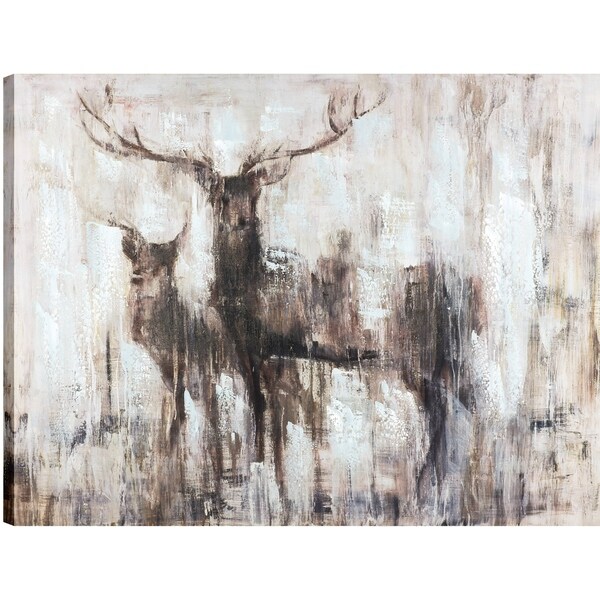 Reindeer III, Abstract Art, Fresh Canvas Wall Art Décor, Acrylic ...