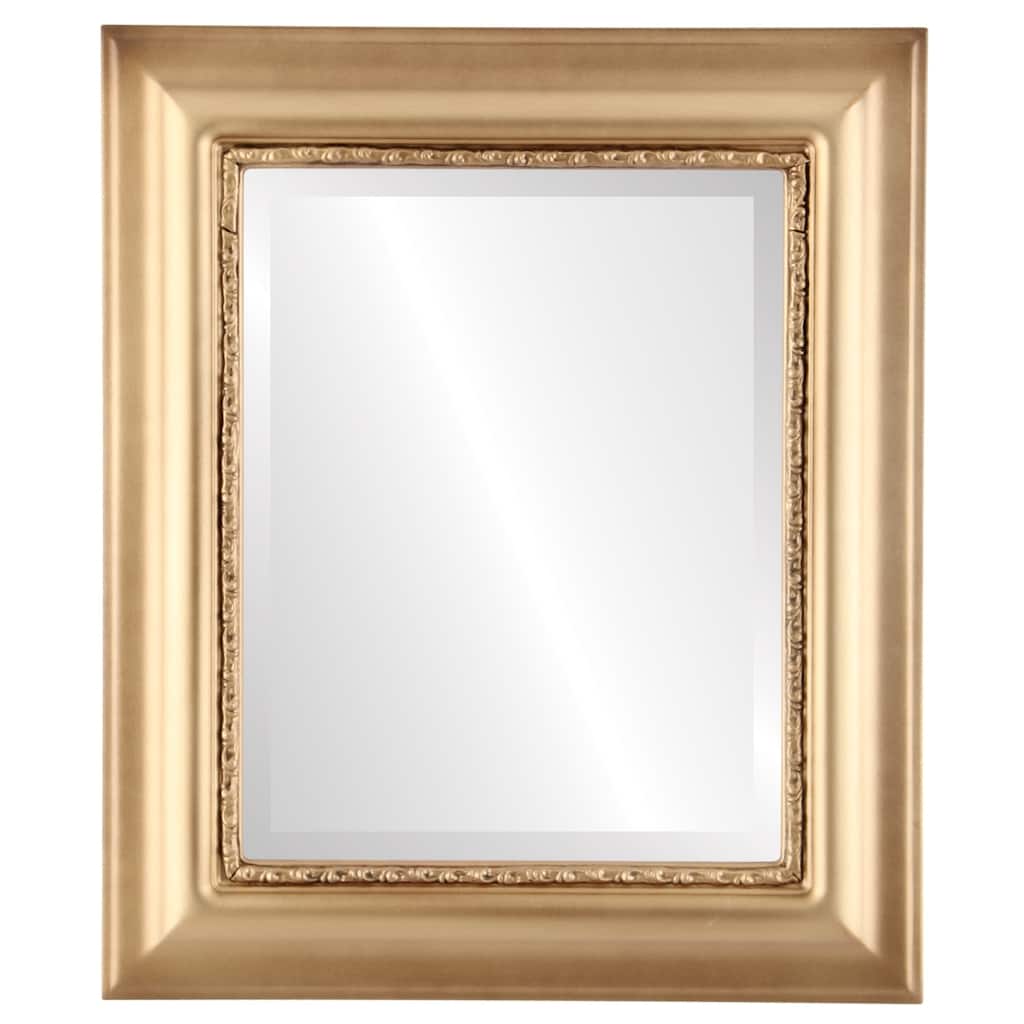 Chicago Framed Rectangle Mirror in Gold Spray