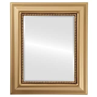 Heritage Framed Rectangle Mirror in Gold Spray