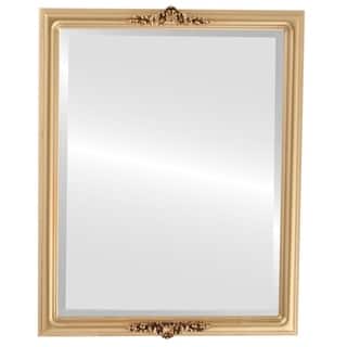 Contessa Framed Rectangle Mirror in Gold Spray