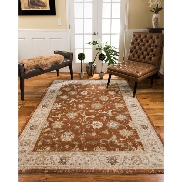 Naturalarearugs Saville Vintage Design Premium Traditional Turkish Naturalarearugs Saville Vintage Design Premium Traditional Turkish Polypropylene Area Rug Soft 5