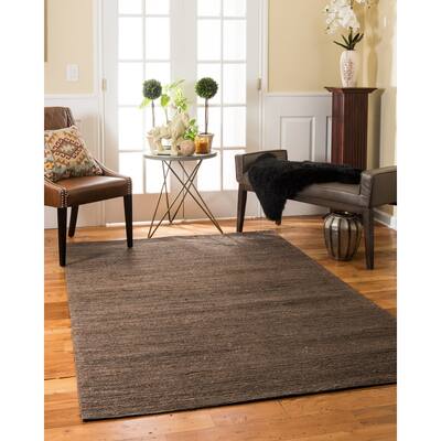 Natural Area Rugs 100% Natural Fiber Handmade Delhi Jute Rectangular Rug (5' X 8') Brown - 5' x 8'
