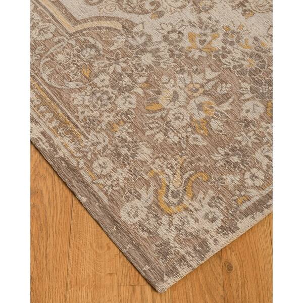 Shop Natural Area Rugs Vintage Oriental Allegro 80 Polyester 20 Cotton Rectangle Rug 5 X8 Beige 5 X 8 Overstock 20508095