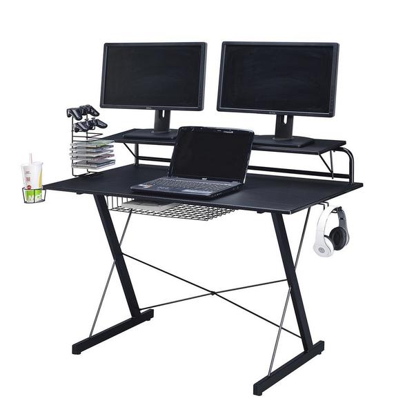 Shop Gaming And Student Computer Desk Setup with Organizers - Overstock ...