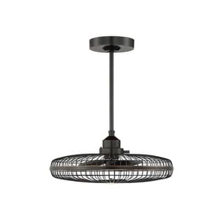 Strick & Bolton Keck 1-light Metal Fan and Chandelier (Bronze - Bronze Blades) - Chandeliers For Bedrooms by Overstock.com