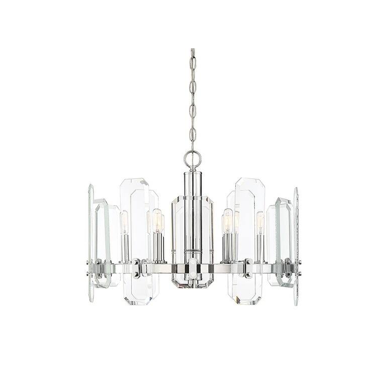 Harrow Polished Chrome 6-light Chandelier