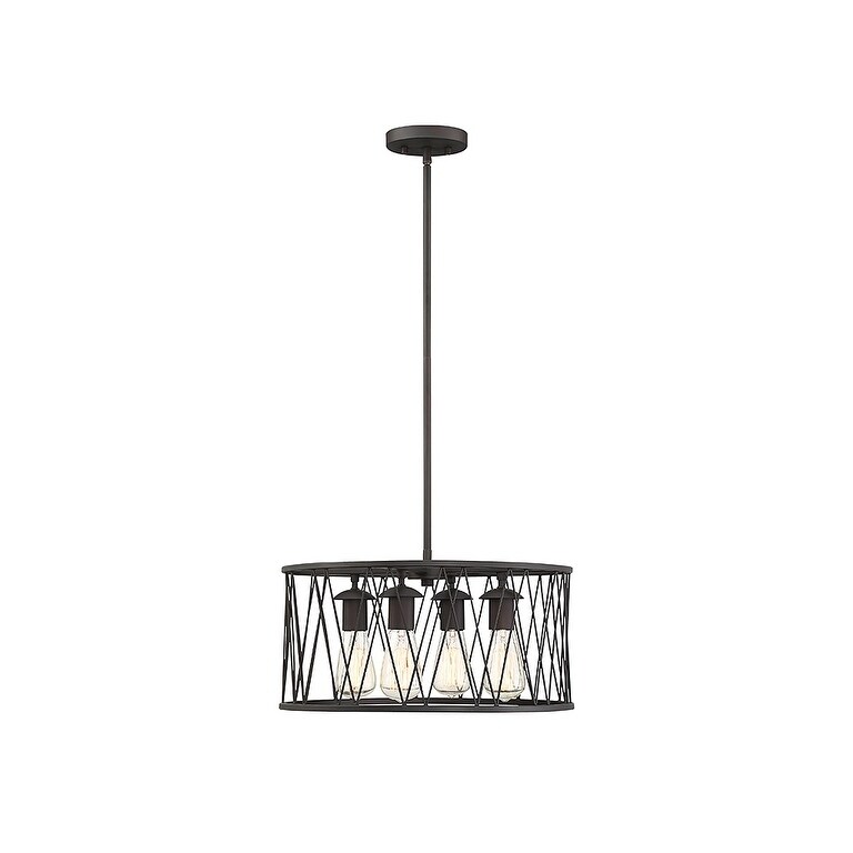 Birmingham English Bronze 4-light Chandelier - Chandeliers For Bedrooms by Overstock.com