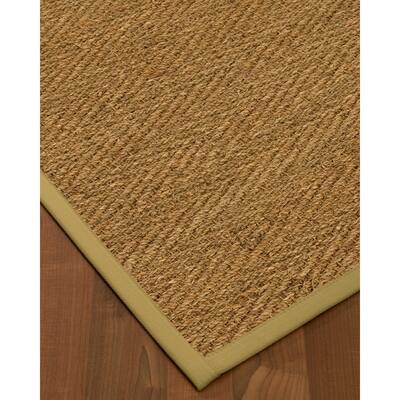 NaturalAreaRugs Beach Seagrass Area Rug (5' x 8') Sand Border - 5' x 8'