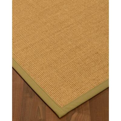 NaturalAreaRugs Zamora Sisal Area Rug (5' x 8') Khaki Border - 5' x 8'