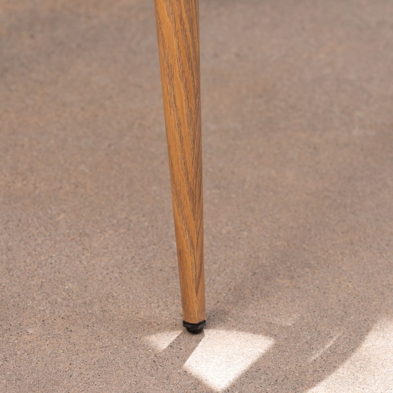 Laryn Outdoor Wicker Wood Barstool (Set of 4) by Christopher Knight Home