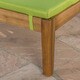 preview thumbnail 10 of 17, Perla Outdoor Acacia Wood Chaise Lounge with Cushion by Christopher Knight Home