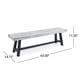 preview thumbnail 12 of 11, Jubilee Farmhouse Rectangle Acacia Wood Picnic Dining Bench by Christopher Knight Home