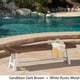 preview thumbnail 2 of 11, Jubilee Farmhouse Rectangle Acacia Wood Picnic Dining Bench by Christopher Knight Home