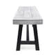 preview thumbnail 10 of 11, Jubilee Farmhouse Rectangle Acacia Wood Picnic Dining Bench by Christopher Knight Home