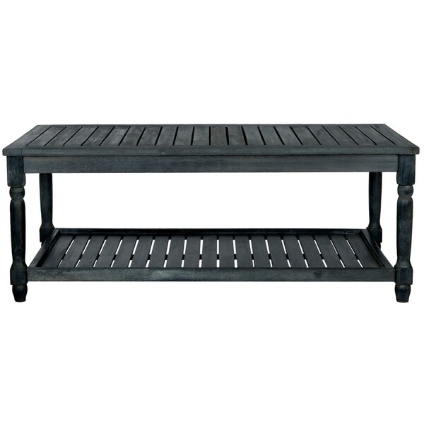 Safavieh Oakley Dark Slate Grey Coffee Table - 43.3" x 23.6" x 16.5"
