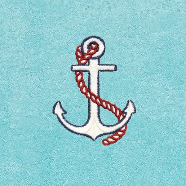 Classic Anchors Embroidered Quick-Dry Towel Sets