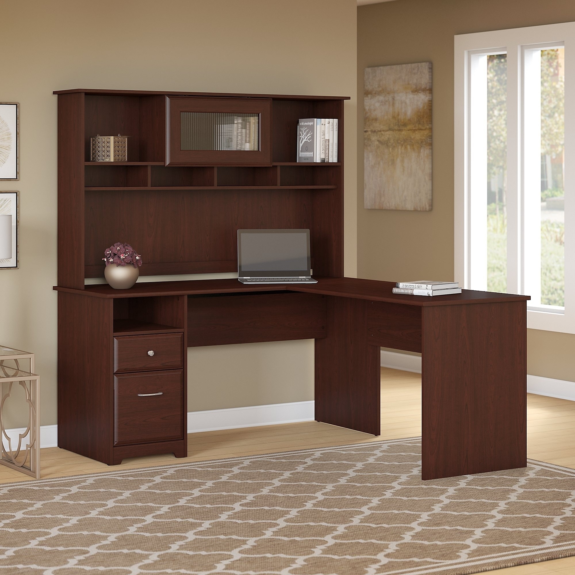 Shop Copper Grove Daintree 60w L Shaped Computer Desk Hutch And