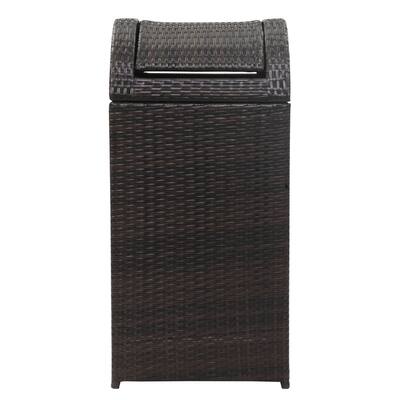 Buy Outdoor Wicker Rattan Kitchen Trash Cans Online At Overstock Our Best Kitchen Storage Deals