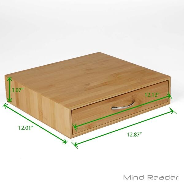 Shop Mind Reader Bamboo K Cup Drawer Brown Free Shipping Today