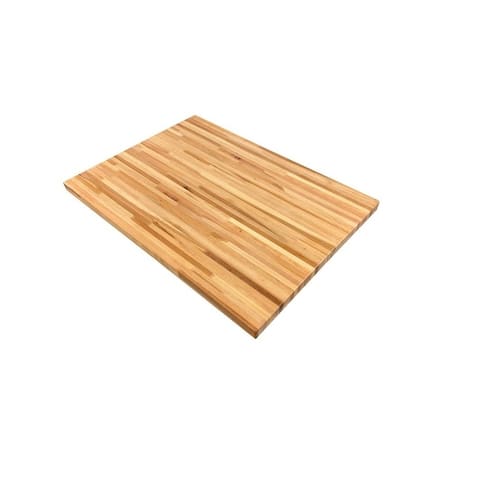 Forever Joint Hickory 1-1/2" x 26" x 60" Butcher Block Counter Top