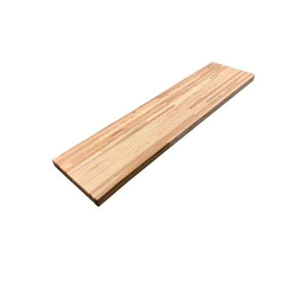 Forever Joint Hickory 1-1/2" x 18" x 48" Butcher Block Wood Coffee Tabletop