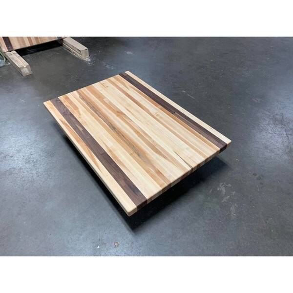 Shop Forever Joint Maple Walnut Mix 1 1 2 X 26 X 38 Butcher Block Wood Coffee Tabletop On Sale Overstock