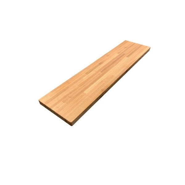Forever Joint Red Oak 1-1/2" x 18" x 48" Butcher Block Coffee Table Top