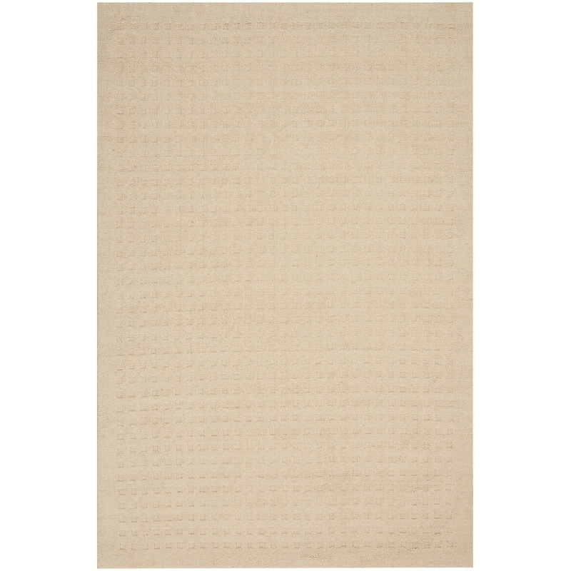 Nourison Perris Hand-woven Wool Area Rug - 8' x 10'6" - Ivory - Runner/Rectangle
