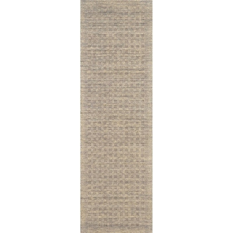 Nourison Perris Hand-woven Wool Area Rug - 2'3" x 8' Runner - Latte - Runner/Rectangle