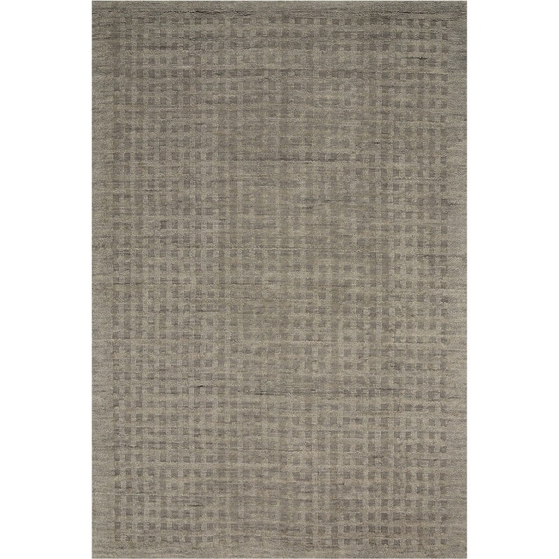 Nourison Perris Hand-woven Wool Area Rug - 8' x 10' 6" - Charcoal - Runner/Rectangle