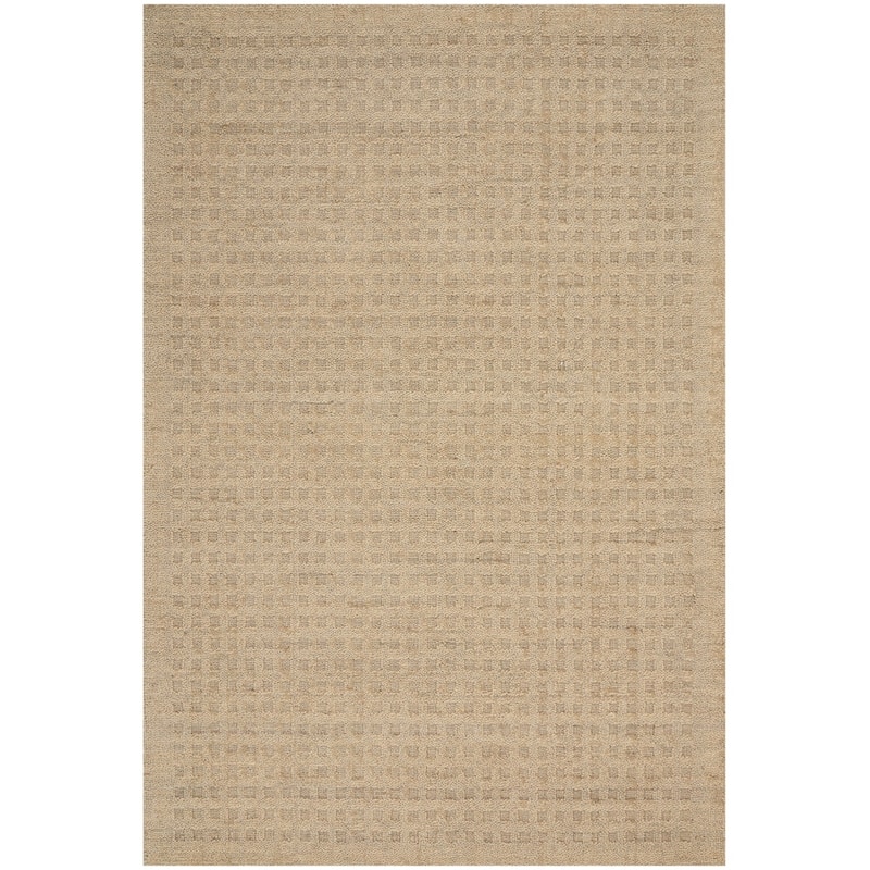 Nourison Perris Hand-woven Wool Area Rug - 8' x 10'6" - Taupe - Runner/Rectangle