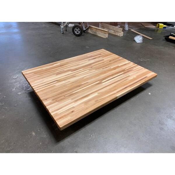 Shop Forever Joint Hickory 1 5 X 30 X 36 Butcher Block Wood