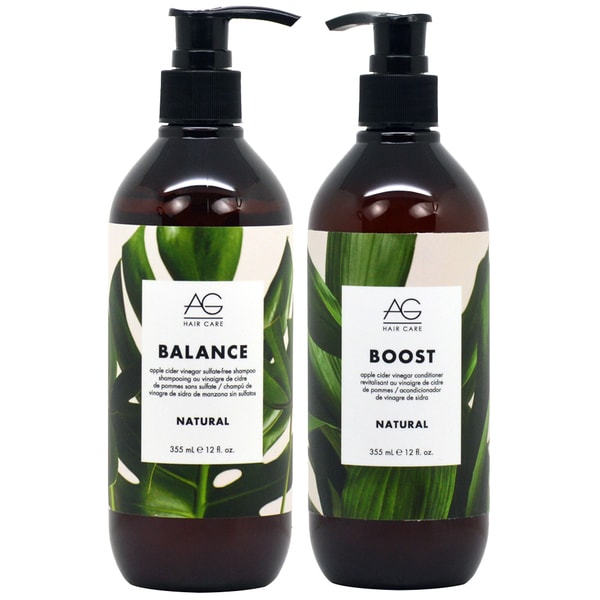 Shop AG Hair Natural Balance 12-ounce Shampoo & Boost Conditioner Duo