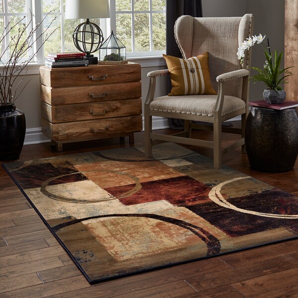 Clay Alder Home Altona Blocks and Rings Area Rug