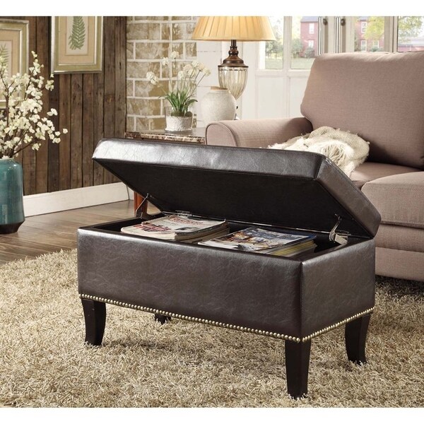 Shop Clay Alder Home Logan Winslow Storage Ottoman - On Sale - Free Shipping Today - Overstock ...