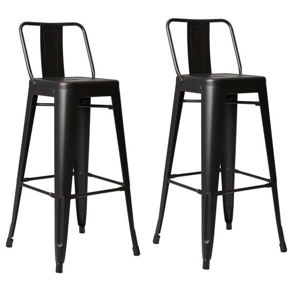 Carbon Loft Ruska Steel 30 inch Bar Stool Set of 2 On Sale