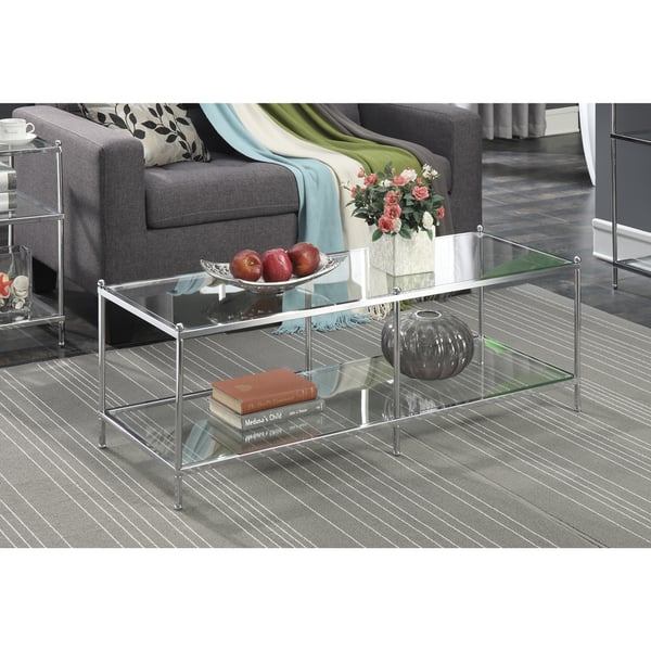 slide 2 of 4, Silver Orchid Price Glass Coffee Table