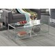preview thumbnail 1 of 2, Silver Orchid Price Glass Coffee Table