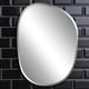 preview thumbnail 1 of 7, Allan Andrews Silver Orchid Asymmetrical Frameless Beveled Decorative Wall Mirror - 18 x 24