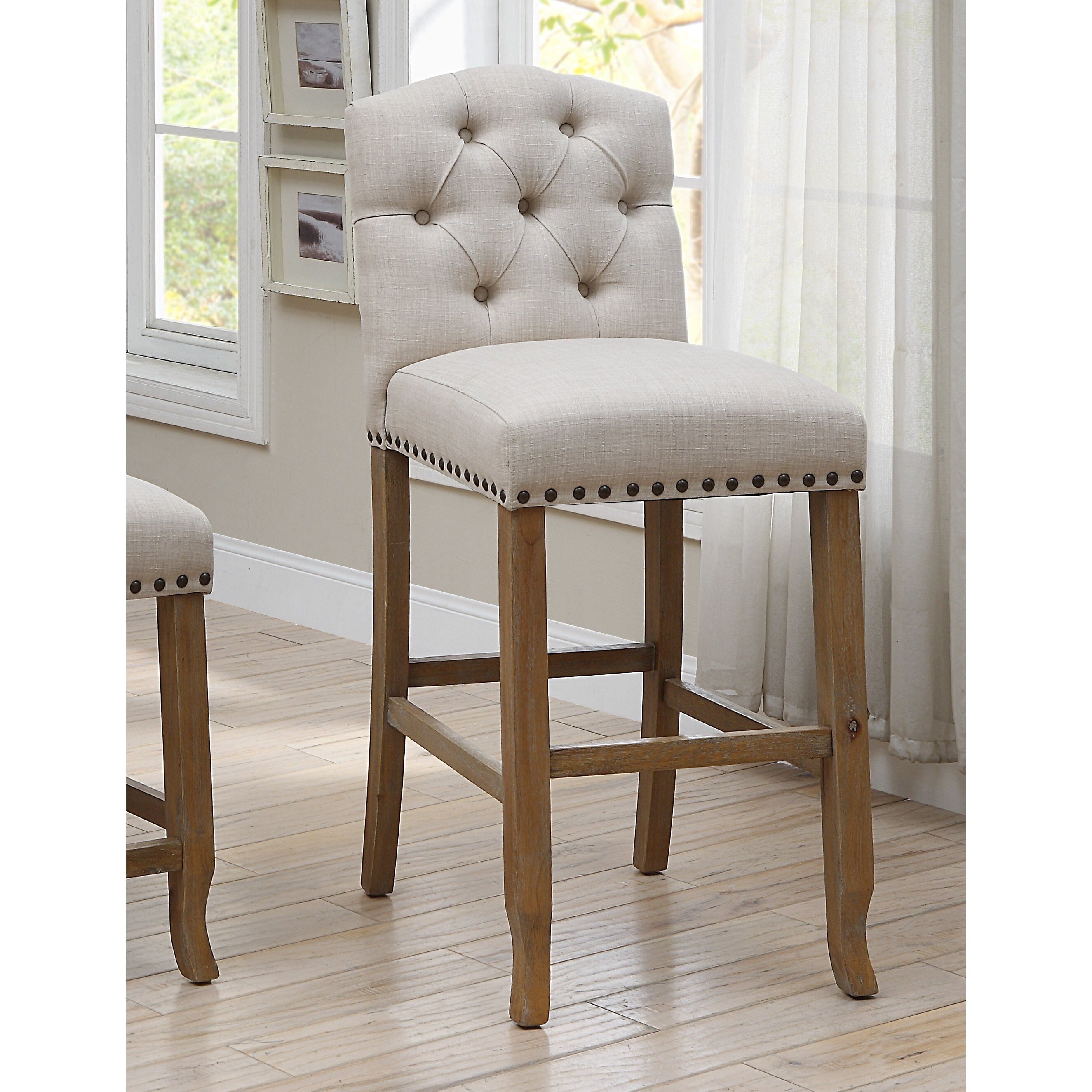 tufted bar chairs