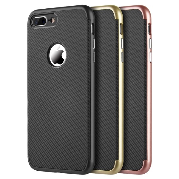 Shop Iphone 8 Plus Tough Elegance Hybrid Case With Black Silk Tpu ...