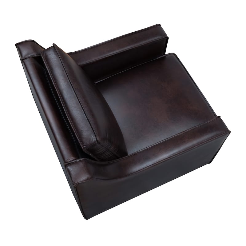 Furniture of America Kayn Contemporary Vinyl Padded Club Chair