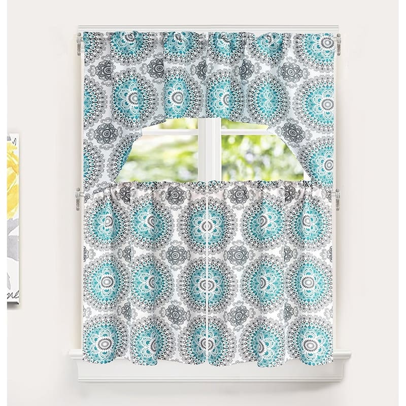 DriftAway Bella Medallion Pattern Kitchen Tier Pair