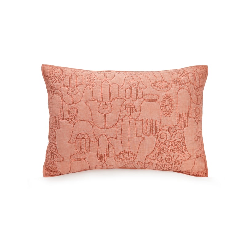 Hamsa Terracotta 3-Piece Quilt Set by Jungalow