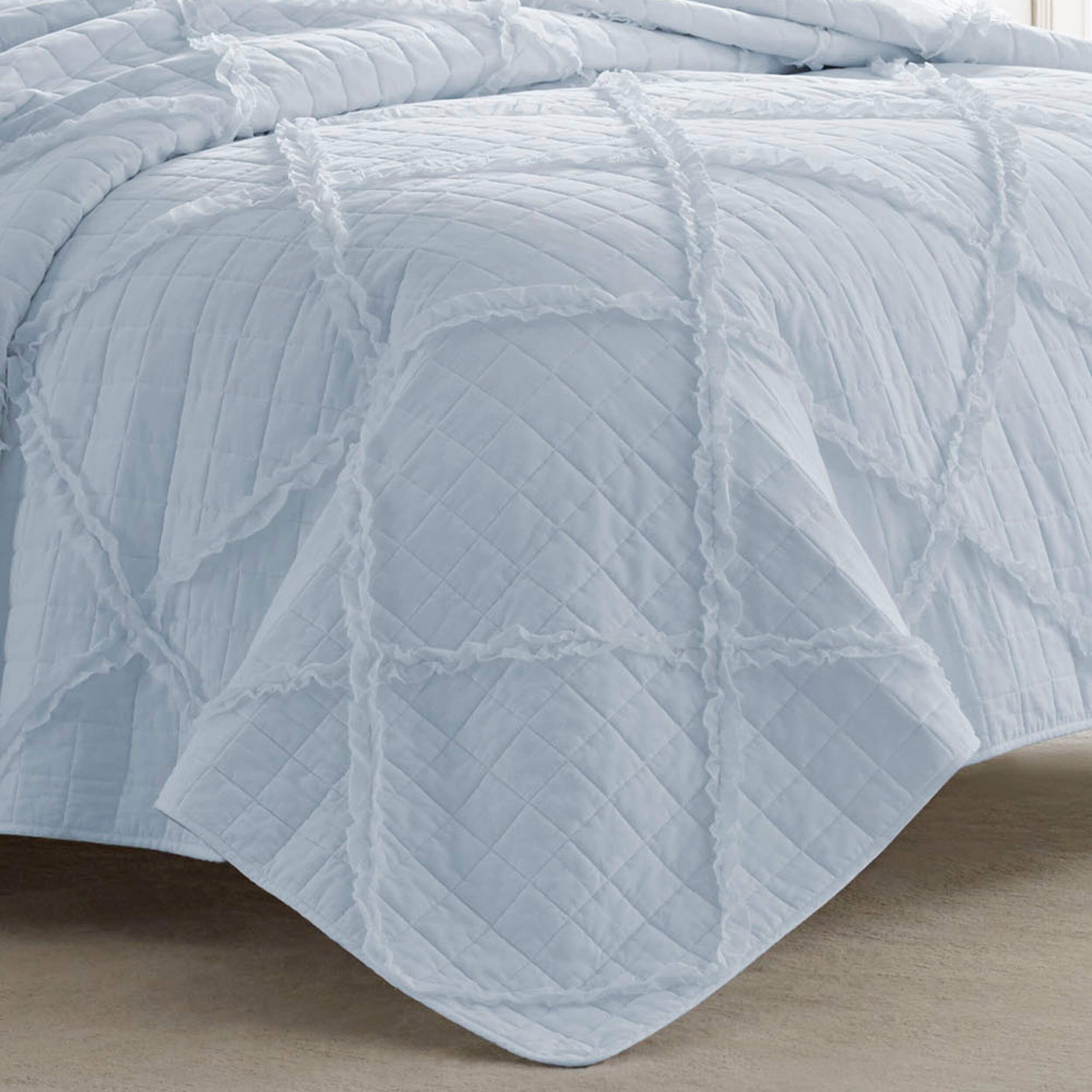 Laura Ashley Maisy Cotton Quilt Set 