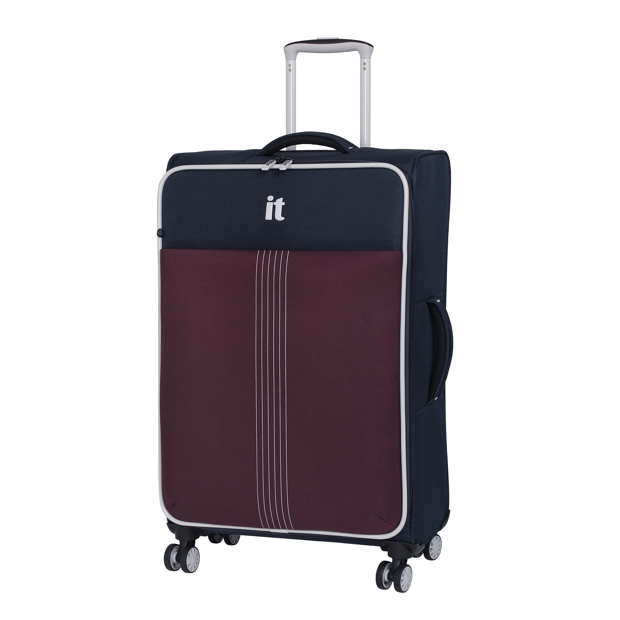 27.4 Purple IT Luggage Filament 27.4-inch Lightweight Expandable Spinner Suitcase