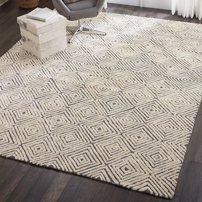 Nourison Modern Geometric Hand-tufted Area Rug
