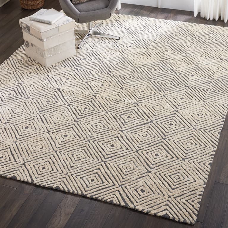 Nourison Modern Geometric Hand-tufted Area Rug