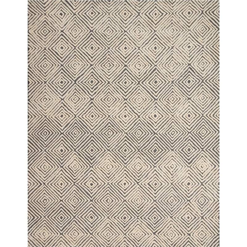 Nourison Modern Geometric Hand-tufted Area Rug