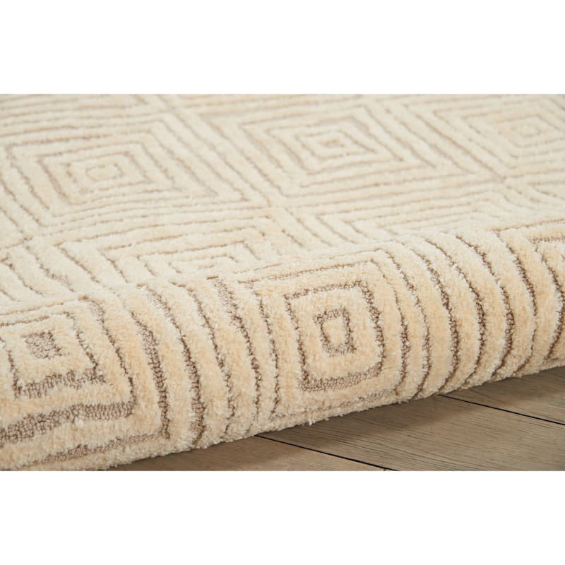 Nourison Modern Geometric Hand-tufted Area Rug